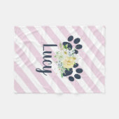 Polaire Couverture personnalisée d'animal familier (Devant (Horizontal))