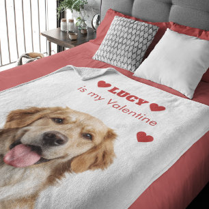 Polaire Couverture personnalisée de la Saint-Valentin avec