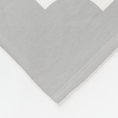 Polaire Couverture personnalisée d'ouatine de monogramme (Coin)