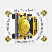 Polaire Couverture personnalisée du bus scolaire (Devant (Horizontal))