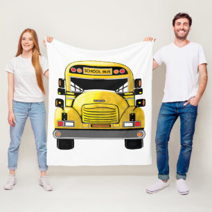 Polaire Couverture personnalisée par autobus scolaire