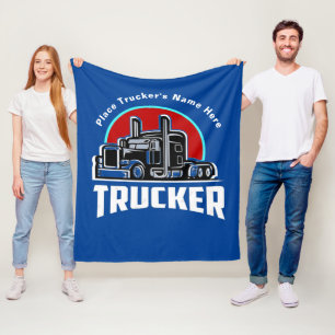 Polaire Couverture personnalisée pour camionneur
