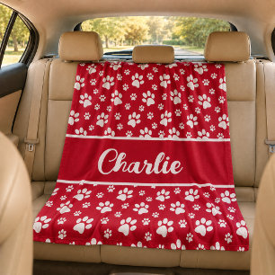 Polaire Couverture personnalisée pour chien avec empreinte