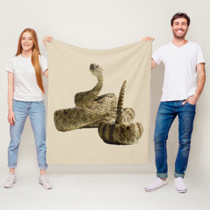 Polaire Couverture photo de serpent à crotales