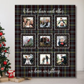 Polaire Couverture photo familiale en Patchwork rustique P