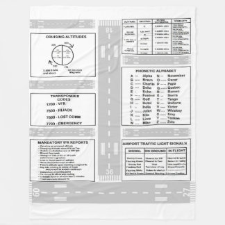 Polaire Couverture pilote d'ouatine de Kneeboard