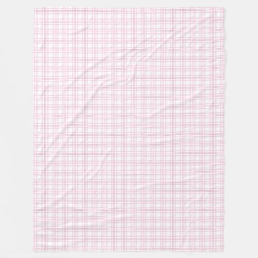 Polaire Couverture Plaid Rose Classique Intérieur Rustique (Devant)