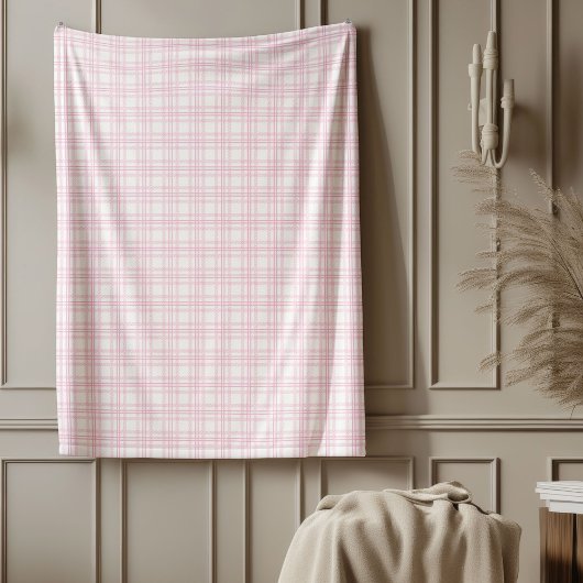 Polaire Couverture Plaid Rose Classique Intérieur Rustique
