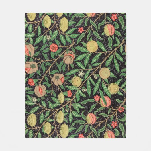 POLAIRE COUVERTURE POLAIRE: WILLIAM MORRIS : POMEGRANATE (Devant)