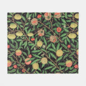 POLAIRE COUVERTURE POLAIRE: WILLIAM MORRIS : POMEGRANATE (Devant (Horizontal))