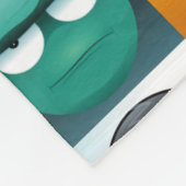 Polaire couverture pop art emoji (Coin)