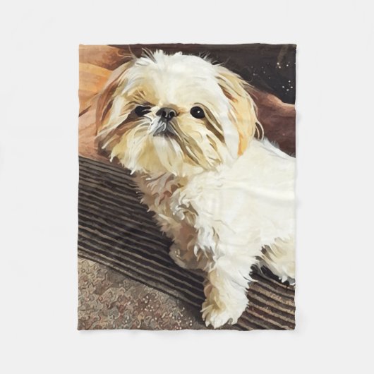 Polaire Couverture Portrait Minnie (Devant)