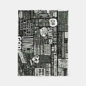 Polaire Couverture positive d'ouatine de collage (Devant)