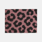 Polaire couverture poster de animal rose (Devant (Horizontal))