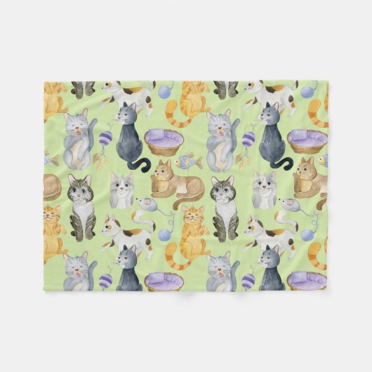 Polaire couverture pour animaux de compagnie motif Amoureu (Devant (Horizontal))