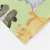 Polaire couverture pour animaux de compagnie motif Amoureu (Coin)