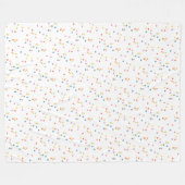 Polaire Couverture pour bébé Confetti (Devant (Horizontal))