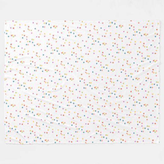 Polaire Couverture pour bébé Confetti (Devant (Horizontal))