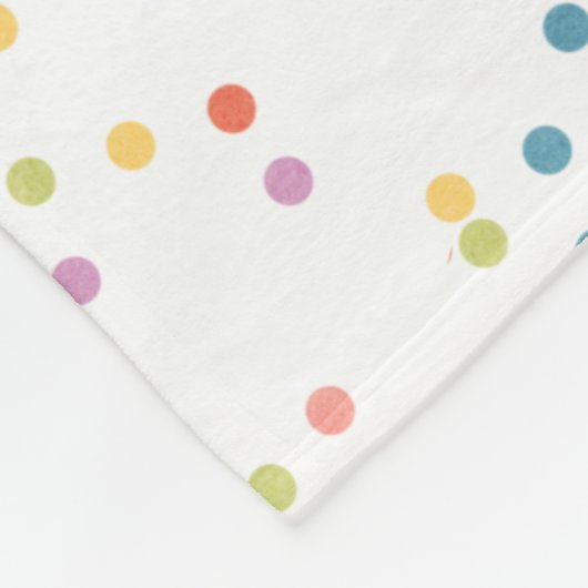 Polaire Couverture pour bébé Confetti (Coin)