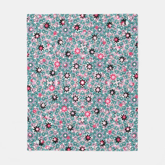 Polaire Couverture pour bébé florale à main - Cuisine douc (Devant)