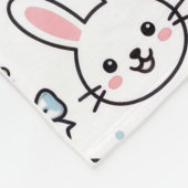 Polaire Couverture pour bébé Lapin de Pâques adorable (Coin)