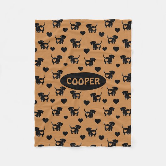 Polaire Couverture pour chien en molleton d'amour de tecke (Devant)
