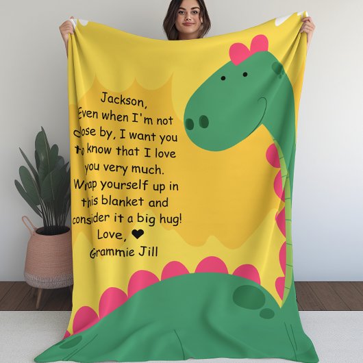 Polaire Couverture pour enfants Dinosaur mignonne avec mes