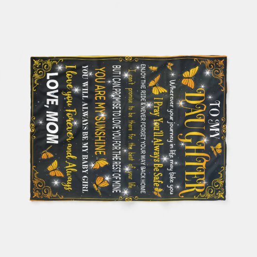 Polaire Couverture pour ma fille (Devant (Horizontal))