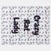 Polaire Couverture pour Madame folle de rat d'amants de (Devant (Horizontal))