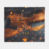 Polaire Couverture pour musicien enseignant violoniste étu (Devant (Horizontal))