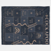 Polaire Couverture pour propriétaire de Cockapoo (Devant (Horizontal))