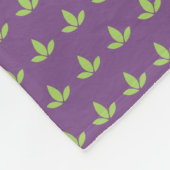 Polaire Couverture pourpre de logo de Cannatopia (Coin)