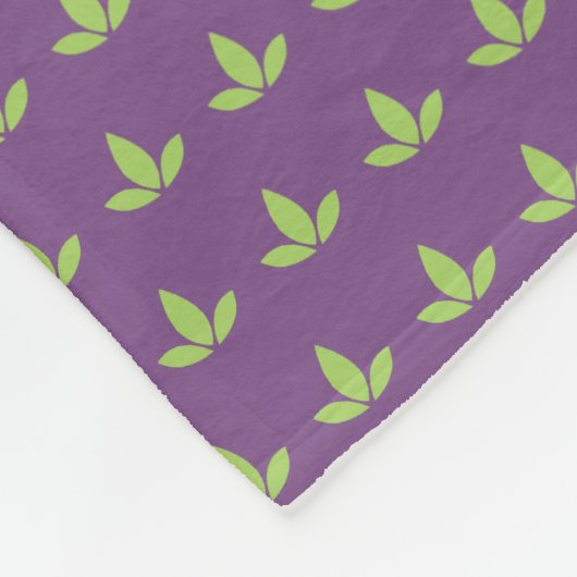 Polaire Couverture pourpre de logo de Cannatopia (Coin)