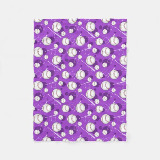 Polaire Couverture pourpre d'ouatine de motif orienté de (Devant)