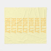 Polaire Couverture préppante jaune (Devant (Horizontal))