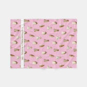 Polaire Couverture Princesse avec nom ou message (Devant (Horizontal))