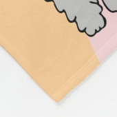 Polaire Couverture quatre chiens mignons (Coin)