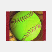 Polaire Couverture rapide jaune d'ouatine de lancement du (Devant (Horizontal))