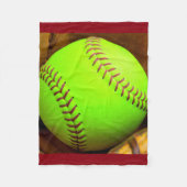 Polaire Couverture rapide jaune d'ouatine de lancement du (Devant)