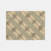 Polaire Couverture rayée baroque or (Devant (Horizontal))