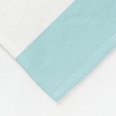 Polaire Couverture rayée bleu poudre marine avec ancre (Coin)