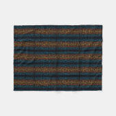 Polaire Couverture rayée bohème aztèque (Devant (Horizontal))