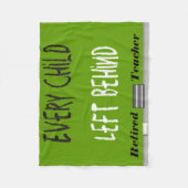 Polaire Couverture retirée d'ouatine d'humour de (Devant)