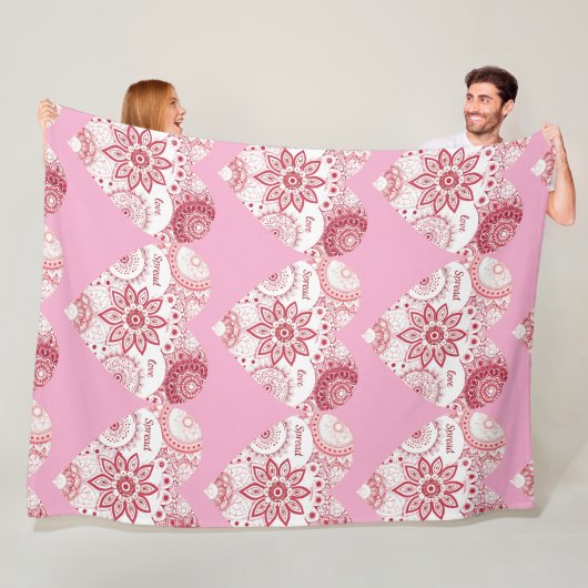 Polaire Couverture romantique de la Saint-Valentin avec Ma (En situation)