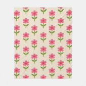 Polaire Couverture Rose Chaud (Devant)
