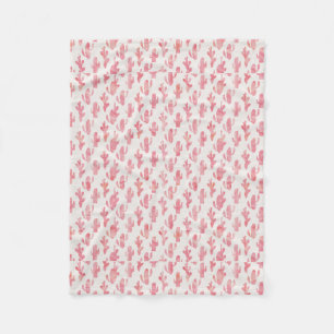 Polaire Couverture rose de cactus