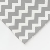 Polaire Couverture rose de monogramme de motif de Chevron (Coin)