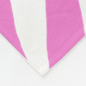 Polaire Couverture rose d'ouatine d'impression de zèbre (Coin)