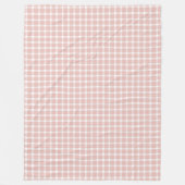 Polaire Couverture rose en or avec style plat classique (Devant)