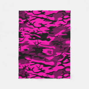 Polaire Couverture rose étrangère de Camo